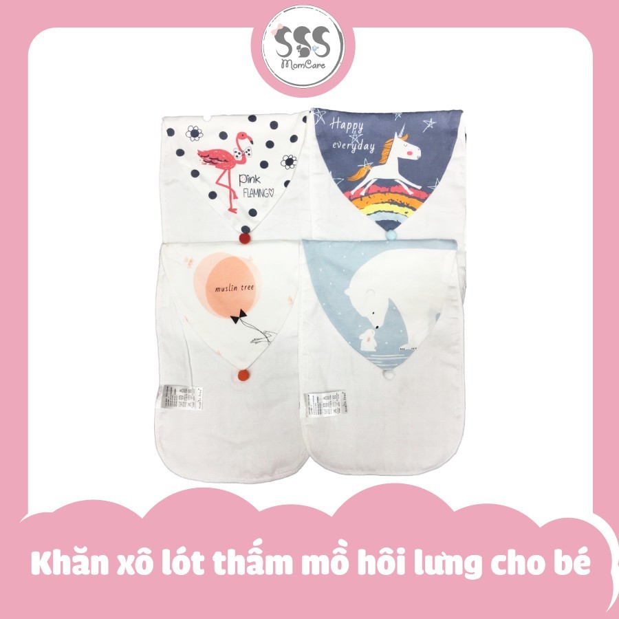 Khăn xô lót lưng thấm mồ hôi Muslin