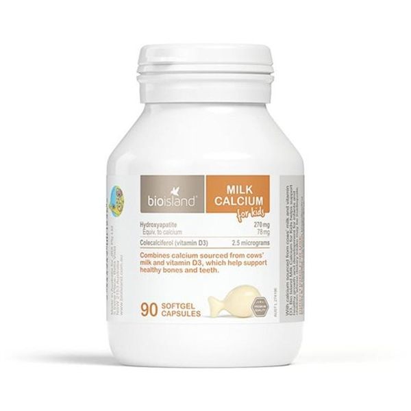 Canxi sữa Milk Calcium BioIsland Úc 90 viên (7M+)