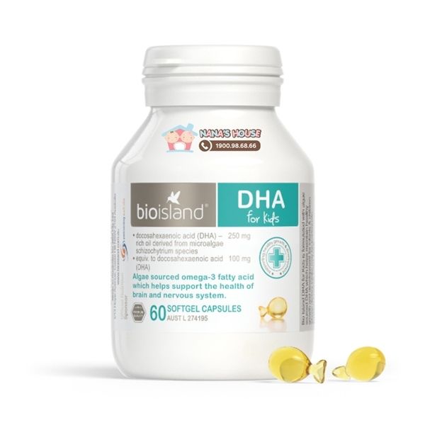 DHA Bioisland Úc 60 viên (7M+)