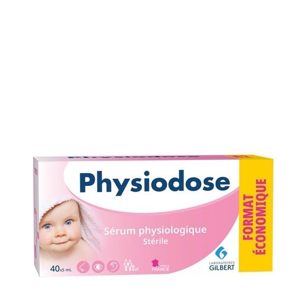 Nước muối Physiodose hồng Pháp 40x5ml (0M+)